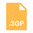 3gp, extension, file, file type, file format, format, type, file extension