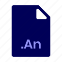 animate, an, extension, file, format, file type, type, file format, file extension