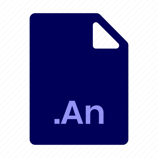 Animate, an, extension, file, format, file type, type icon - Download on Iconfinder