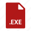 exe, extension, file, document, format, type, file type, file extension, file format 
