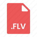 flv, extension, file, format, file type, file format, file extension, document, type