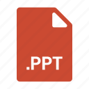 ppt, power point, extension, file, format, file type, type, file extension, file format