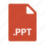 ppt, power point, extension, file, format, file type, type, file extension, file format 