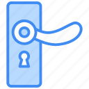 room lock, lock, key-lock, handle lock, handle, safety, security, door lock, door