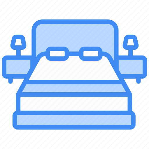 Bedroom, bed, furniture, room, home, sleep, interior icon - Download on Iconfinder