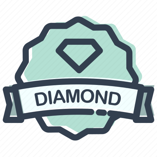 Diamond, casino, game, stamp icon - Download on Iconfinder