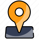 location pin, location, location-pointer, map, gps, navigation, location-marker, map-pin, direction