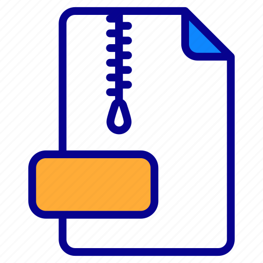 Zip file, file, document, zip, format, extension, file-format icon - Download on Iconfinder