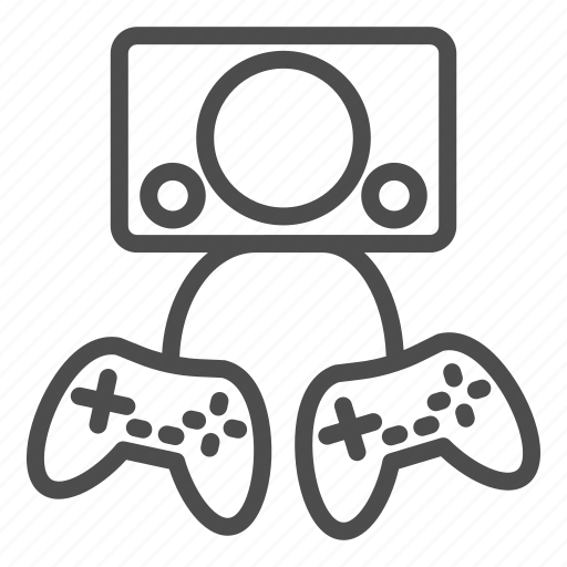 Console, controller, gamepad, gaming, joypad, pair, team play icon - Download on Iconfinder