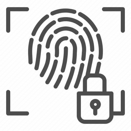 Access, authorization, biometric, finger, fingerprint, identity, lock icon - Download on Iconfinder
