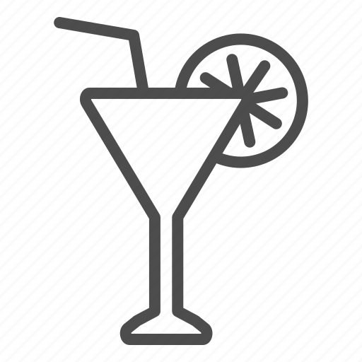 Cocktail, drink, glass, lemon, lime, liquid, martini icon - Download on Iconfinder