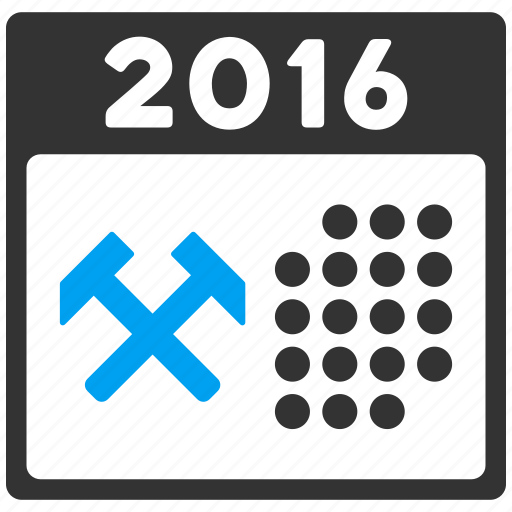 Appointment, business, schedule, service, work, working days, year 2016 icon - Download on Iconfinder
