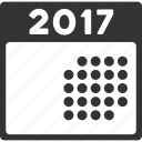2017 year, appointment, calendar, month, organizer, schedule, time table