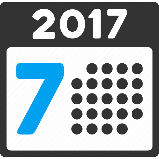 2017 year, calendar, grid, organizer, schedule, time table, week icon - Download on Iconfinder