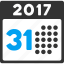 2017 year, 31 days, appointment, calendar, last day, month, schedule 