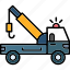 tow, truck, transportation, vehicle, towing 