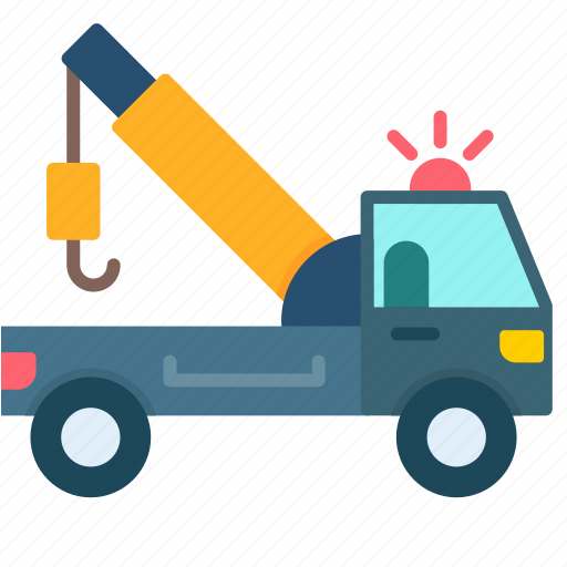 Tow, truck, transportation, vehicle, towing icon - Download on Iconfinder