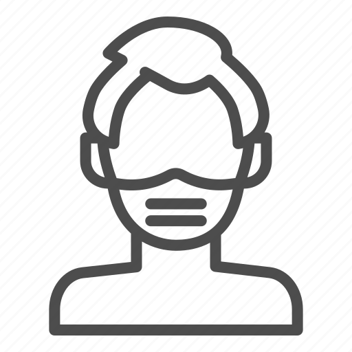 Mask, person, respirator, protective, air, avatar, man icon - Download on Iconfinder