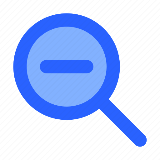 Interface, magnifier, minus, ui, zoom icon - Download on Iconfinder