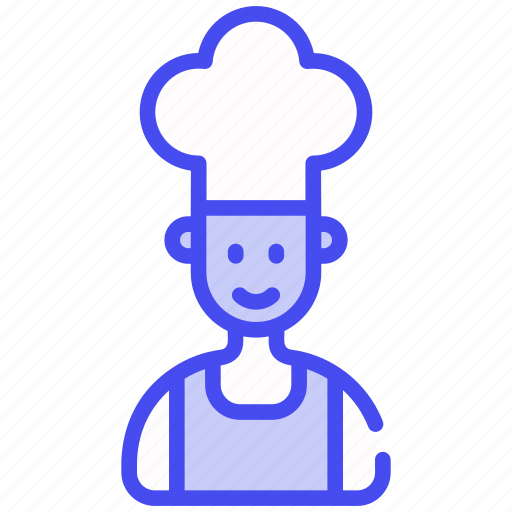 Chef cook, cook, chef, cook-head, restaurant-cook, professional-cook, hat icon - Download on Iconfinder