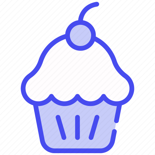 Cupcake, dessert, sweet, muffin, cake, food, bakery icon - Download on Iconfinder