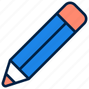 pencil, pen, write, edit, tool, writing, education, document, ruler