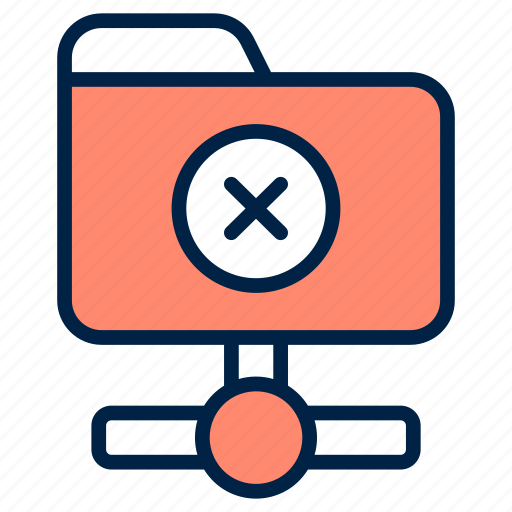 Folder error, error, folder, warning, folder warning, document, alert icon - Download on Iconfinder