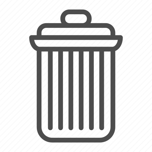 Can, trash, garbage, metal, container, bin, basket icon - Download on Iconfinder