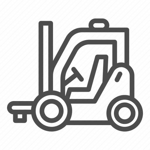 Forklift, loader, truck, delivery, warehouse, vehicle, transportation icon - Download on Iconfinder