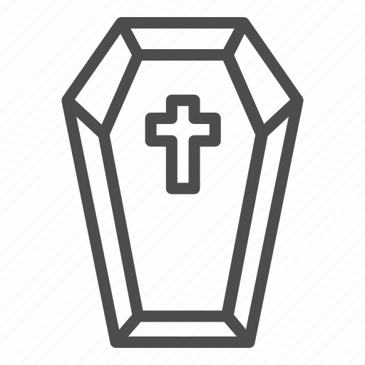 Coffin, cross, death, funeral, grave, religion, wooden icon - Download on Iconfinder