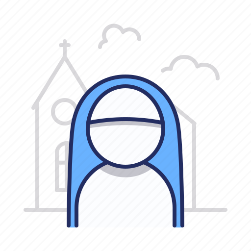 Church, nun, sister icon - Download on Iconfinder