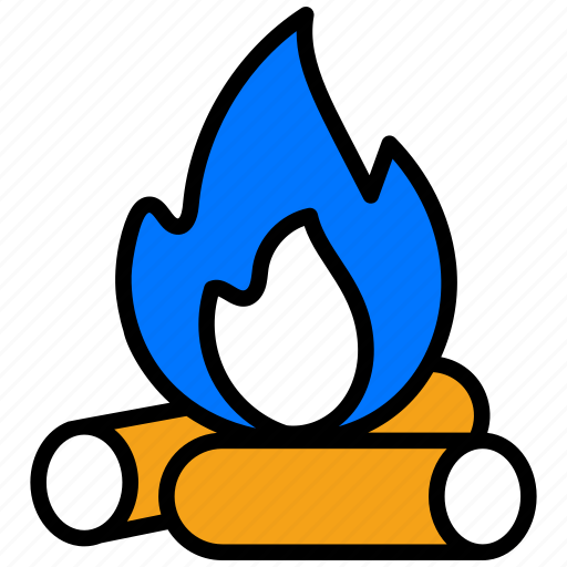 Campfire, bonfire, fire, camping, flame, camp, outdoor icon - Download on Iconfinder