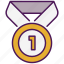 badge, award, medal, achievement, winner, reward, prize, star, trophy 