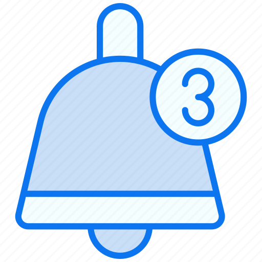 Notification, alert, bell, alarm, message, ring, mail icon - Download on Iconfinder
