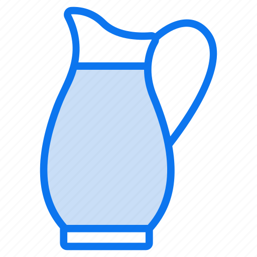 Jug, water, drink, jar, pot, water-jug, ewer icon - Download on Iconfinder