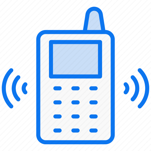 Communication, radio, transceiver, talkie, walkie, phone, device icon - Download on Iconfinder