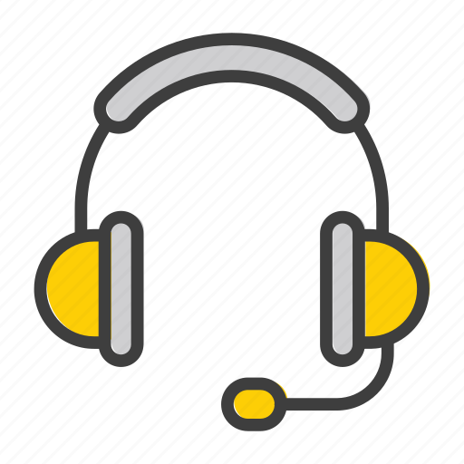 Headset, music, earphone, audio, sound, support, earphones icon - Download on Iconfinder