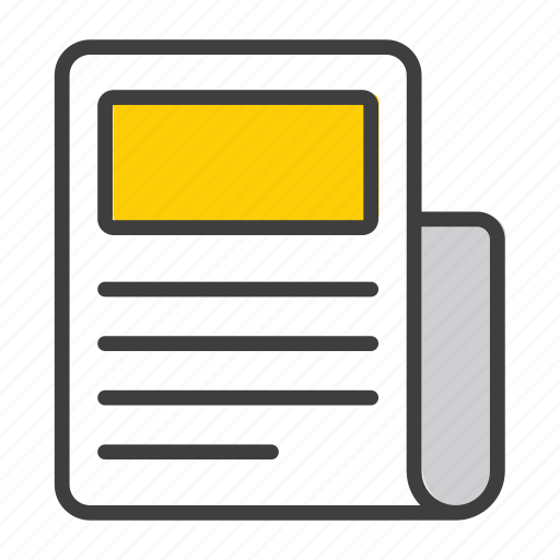 News, article, paper, press, newsletter, journal, blog icon - Download on Iconfinder