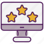 rating, feedback, review, star, like, favorite, customer, award, ranking 