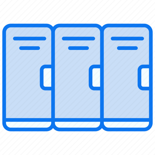 Lockers, locker, furniture, closet, education, security, locker-room icon - Download on Iconfinder