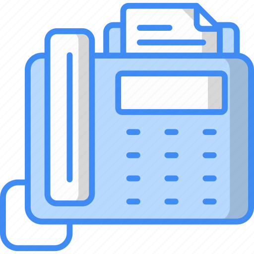 Fax, business, office, document, telephone, machine icon - Download on Iconfinder