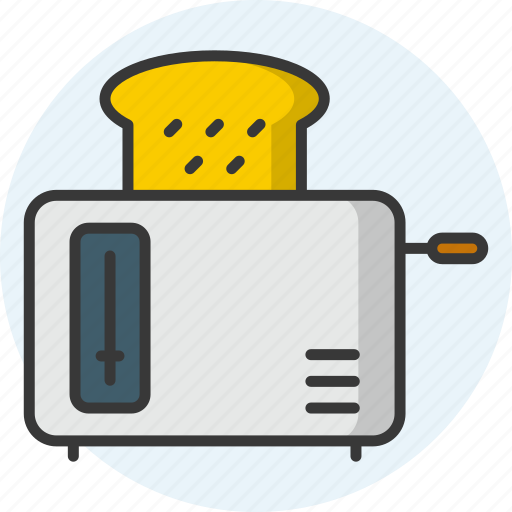 Bread toaster, electronic, household, machine, kitchenware, cooking, sandwich toaster icon - Download on Iconfinder