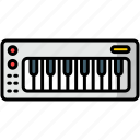 electronic keyboard, synthesizer, music, piano, instrument, digital, sound