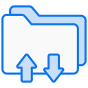 transfer, folder, send file, file, data, document, upload, network, transaction, finance