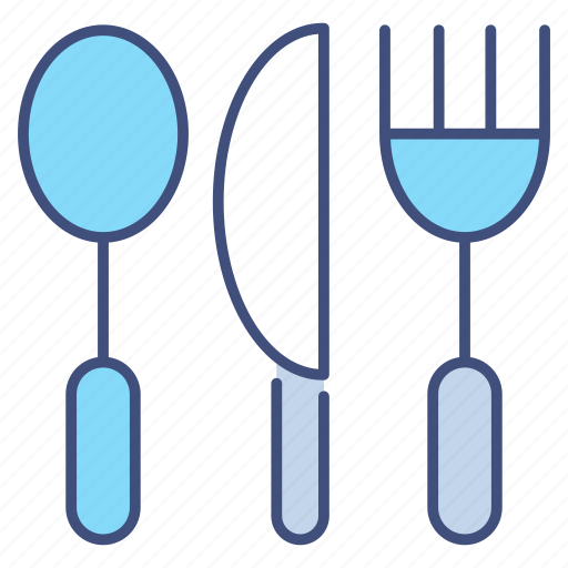 Cutlery, fork, knife, kitchen, spoon, restaurant, food icon - Download on Iconfinder