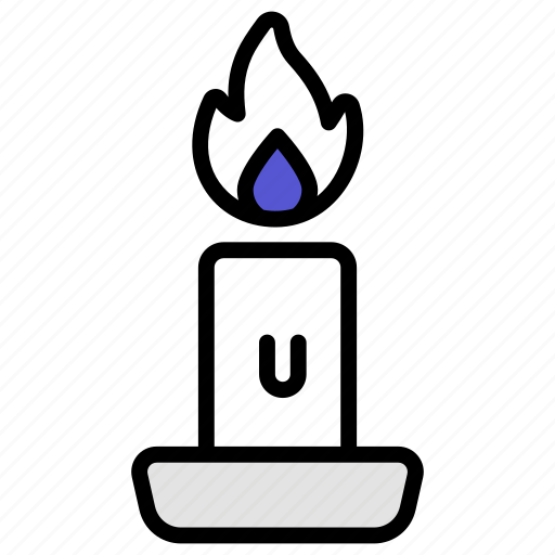Candle, light, decoration, celebration, flame, fire, party icon - Download on Iconfinder