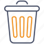 dustbin, trash, garbage, bin, recycle, delete, recycle-bin, waste, remove 