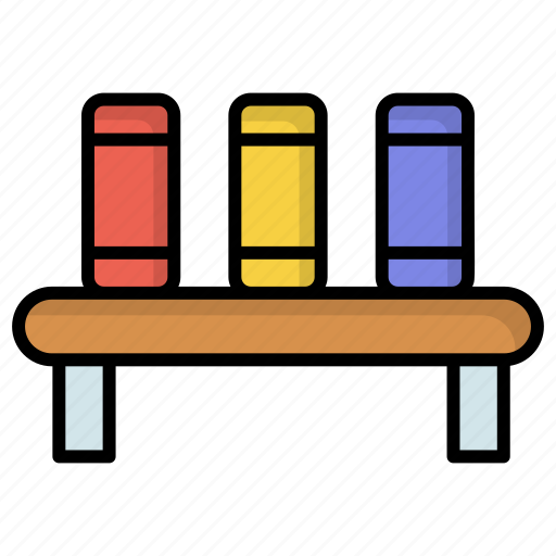 Bookshelf, library, book, education, furniture, books, bookcase icon - Download on Iconfinder
