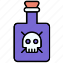 poison, halloween, danger, potion, skull, scary, horror, death, bottle, toxic