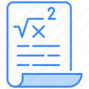 square root, education, maths, math, numeric, book, mathematics, formula, clipboard